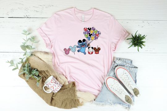 Stitch Snacks Shirt, Stitch Shirt, Disney Shirt, Stitch Balloon Shirt