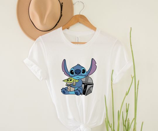 Stitch Shirt, The Mandalorian Shirt, Baby Yoda Shirt