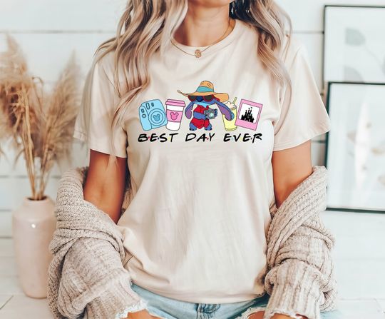 Disney Stitch Best Day Ever Shirt, Epcot Stitch Shirt, Disneyland Stitch Shirt