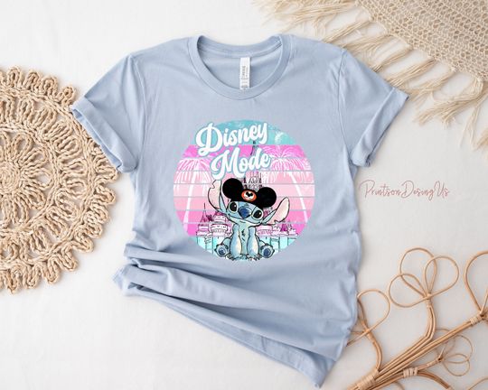 Stitch Disney Mode Shirt, Disney Shirt, Disneyland Family trip Shirt