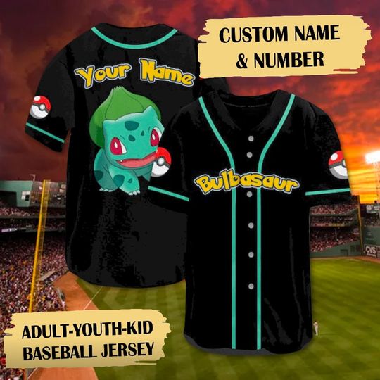 Custom Name Baseball Jersey, Japanese Animated Baseball Jersey, Baby Frog Jersey Shirt