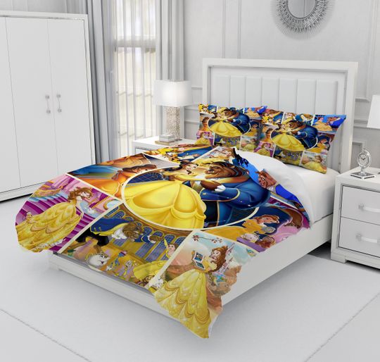 Beauty and Beast Bedding Set