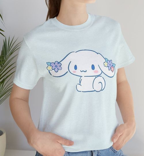 Cinnamoroll T-shirt, Cute Sanrio Character T-shirt