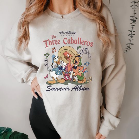Disney The Three Caballeros The Souvenir Album Sweatshirt
