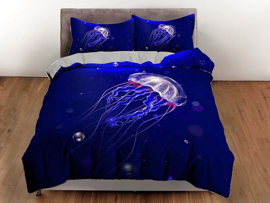 Jellyfish Bedding Set, Sea Bedding