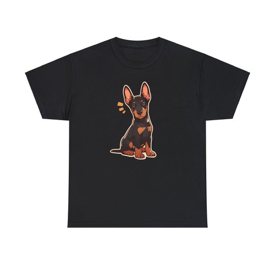 Cute Dobermann Shirt, Dog Graphic Tee, Dog Lover Gift