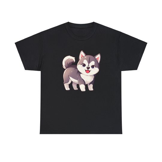 Cute Husky Shirt, Dog Graphic Tee, Dog Lover Gift