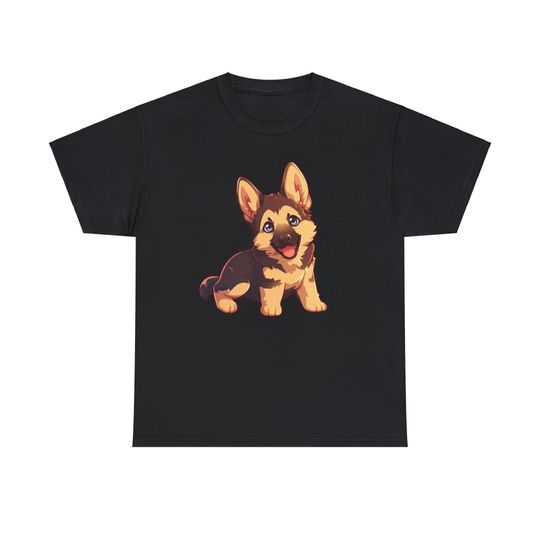 Cute German Shepherd Shirt, Dog Graphic Tee, Dog Lover Gift