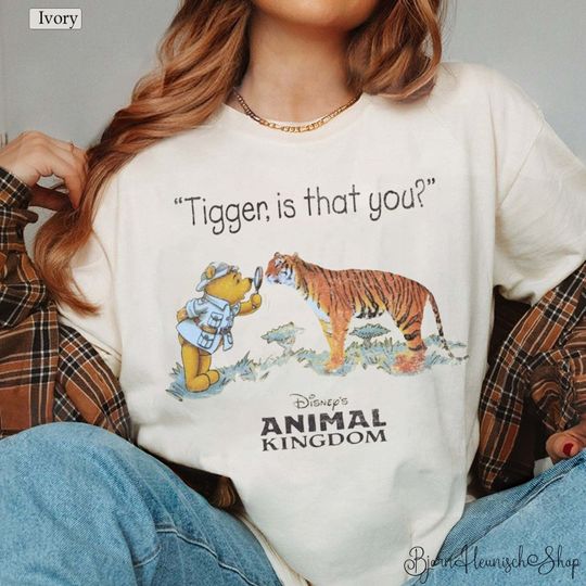 Tigger Is That You? Shirt, Pooh Shirt, Animal Kingdom Shirt, Pooh Animal Kingdom, Vintage Disney Shirt