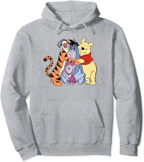 Disney Winnie The Pooh Group Hug Pullover Hoodie