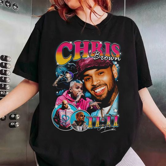 Chris Brown Shirt, Chris Brown Tee, Chris Brown T-Shirt, Chris Brown Hip Hop Shirt, Chris Brown Homage 90s Graphic Tee, Hiphop Tee