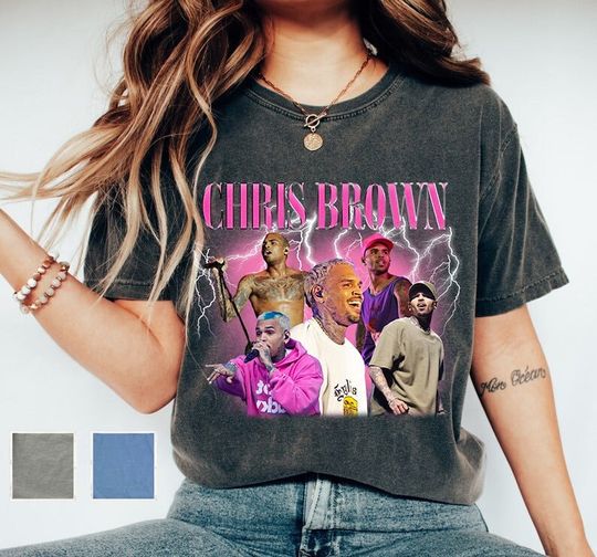 Vintage 90s Chris Brown Bootleg Rap Tee T-Shirt Chris Brown Shirt Chris Brown Hip Hop Chris Brown Bootleg Rap Tee Gift For Fan/BoyFriend/Her