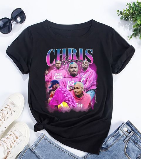 Chris Brown Bootleg T-Shirt, Chris Brown 90s Vintage Shirt, Chris Brown Homage Shirt, Chris Brown Fan Shirt, Chris Brown Tour 2024 Shirt