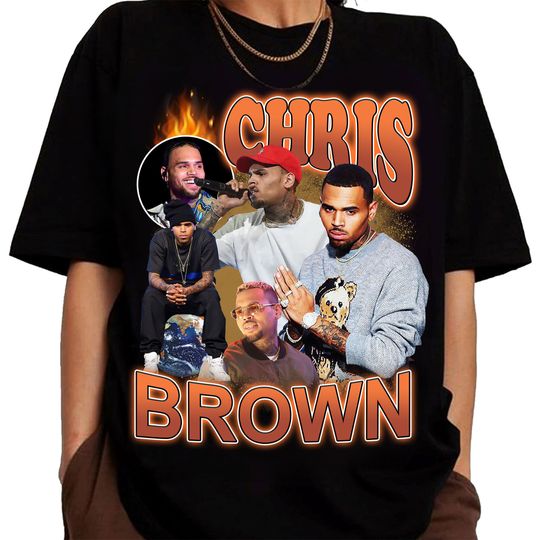 Vintage Chris Brown T-Shirt, Chris Brown Tee, Bootleg Hip Hop Shirt,Chris Brown Homage 90s Graphic Tee, Hiphop Tee, Gift For Fan