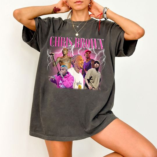 Vintage Chris Brown Comfort Color 1717 T-Shirt Chris Brown Bootleg Rap Tee Chris Brown Hip Hop Bootleg Rap Tee Gift For Fan/ BoyFriend/ Her