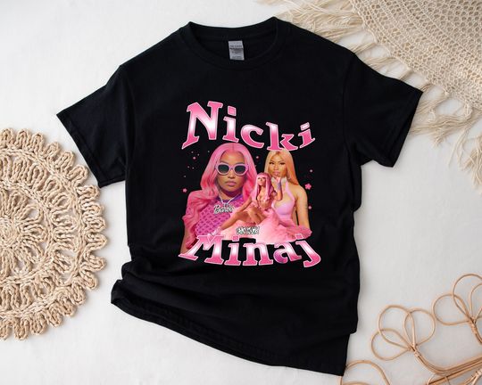 Vintage Nicki Minaj Shirt, Nicki Minaj Tour 2024 Shirt, Retro Nicki Minaj Merch, Nicki Minaj Gift, Rapper Nicki Minaj Shirt