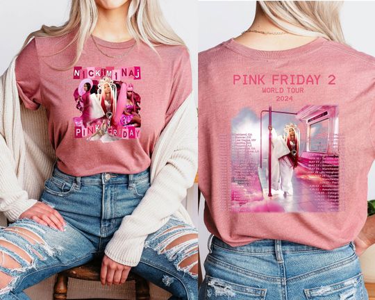 Nicki Minaj Pink Friday 2 World Tour 2024 Shirt, Nicki Minaj Concert Shirt, Gag City Shirt, Retro Nicki Minaj Shirt, Nicki Minaj Fan Gift