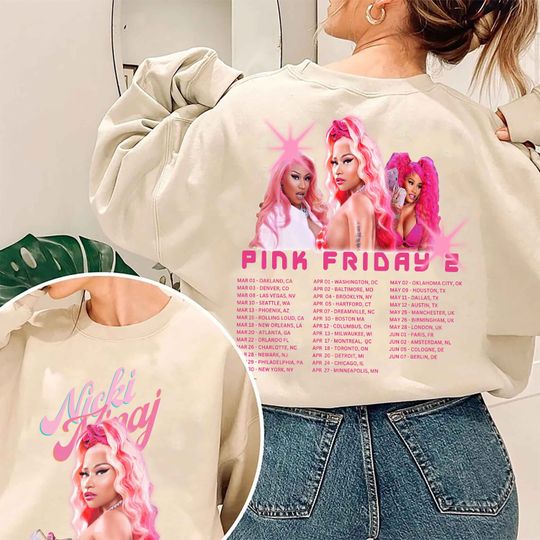 Nicki Minaj Tour 2024 T-Shirt, Gag City Shirt, Nicki Minaj Pink Friday 2 Concert Shirt, Nicki Minaj Fan Gift, Nicki Minaj Merch, Rap Music