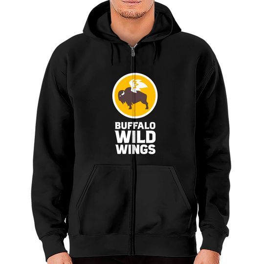 Buffalo Wild Wings logo Zip Hoodies