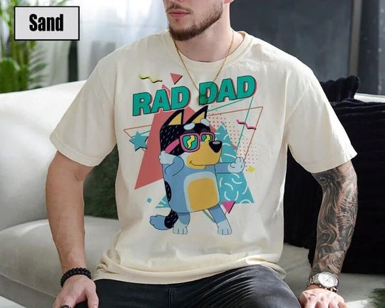 BlueyDad Bandit Rad Dad Shirt, BlueyDad Dad Shirt, BlueyDad Bingo Family Shirt