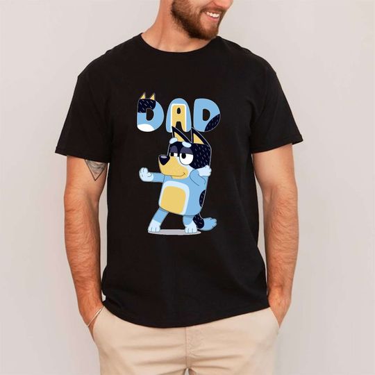 BlueyDad Bandit Dad Shirt, BlueyDad Dad Shirt, BlueyDad Family Shirt, Dad Birthday Gift