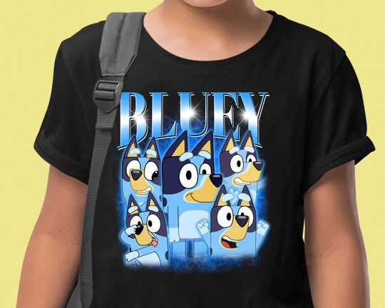 BlueyDad Bootleg Rap Tshirt, BlueyDad Family Matching Shirt
