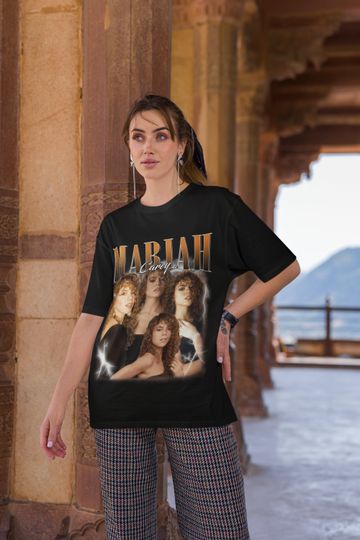 Limited Mariah Carey T-shirt Mariah Carey T-shirt Vintage 90s Gift Shirt - Unisex Fans Tee