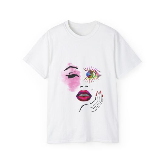 Marilyn Monroe Inspired Abstract Pop Art T-Shirt, Ultra Cotton Tee
