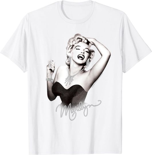 Marilyn Monroe black and white glam T-Shirt