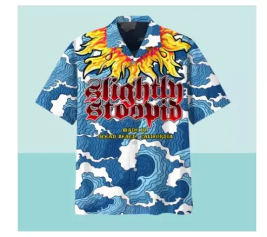 Slightly Stoopid Aloha Tropical Hawaiian Shirt For Unisex, Button Down