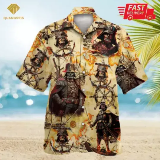 Star Wars Darth Vader Pirates Costume Hawaiian Shirt Gift For Men Dad