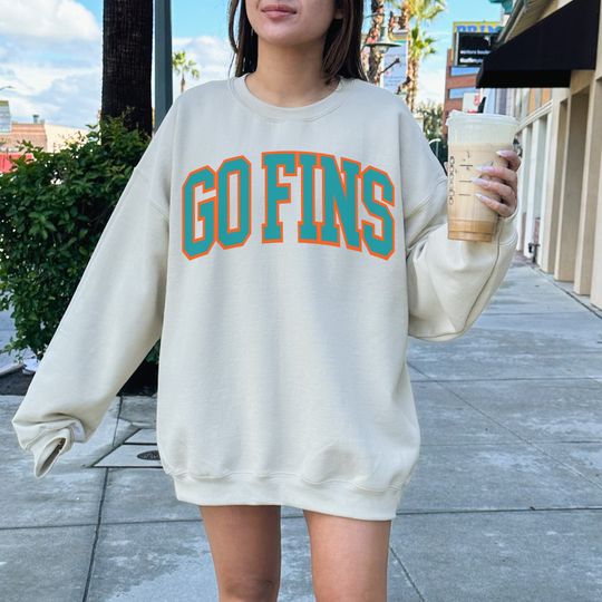 Vintage Miami Dolphin Football Sweatshirt
