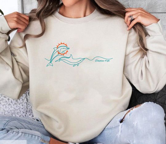 Miami Dolphin Football Sweatshirt
