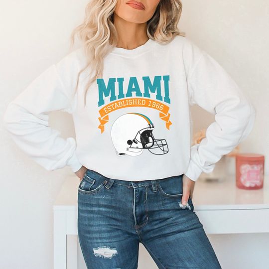 Miami Dolphin Football Sweatshirt