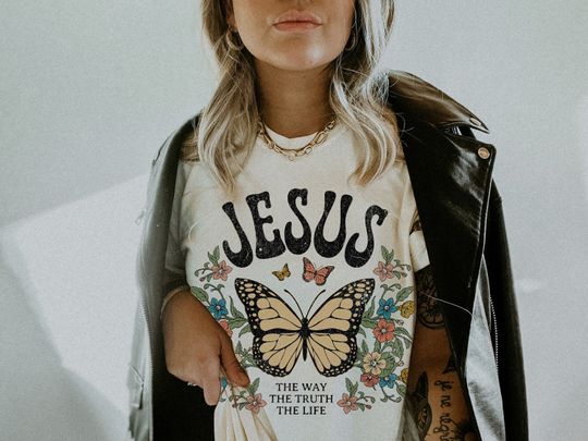 Jesus Shirt, Boho Christian Shirt, Jesus Christians T Shirts