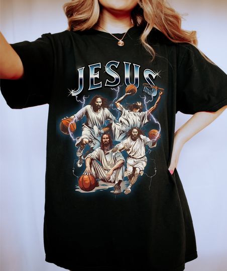 90s Vintage Bootleg, Jesus Shirt, He Is Rizzin' Shirt Tshirt