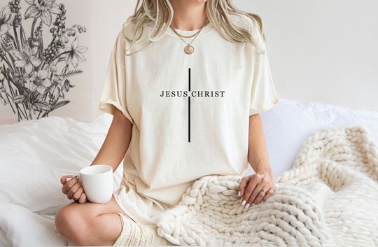 Comfort Colors Jesus Christ Shirt, Christian Shirt, Jesus Shirt