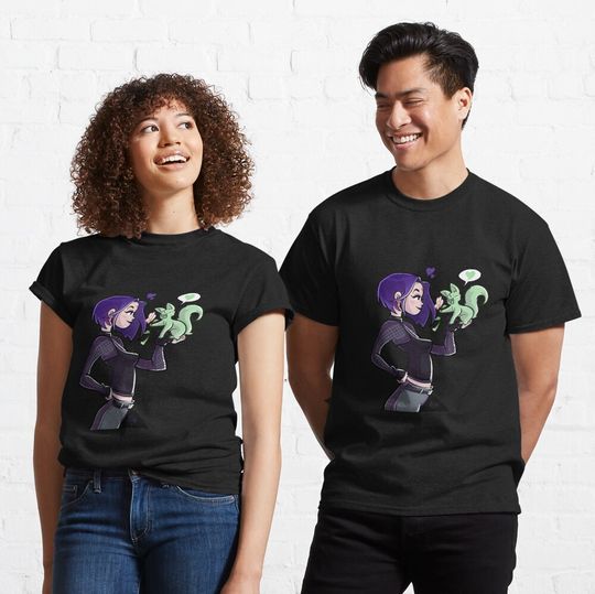 Raven & Beast Boy Teen Titans Cartoon Movie T-shirt