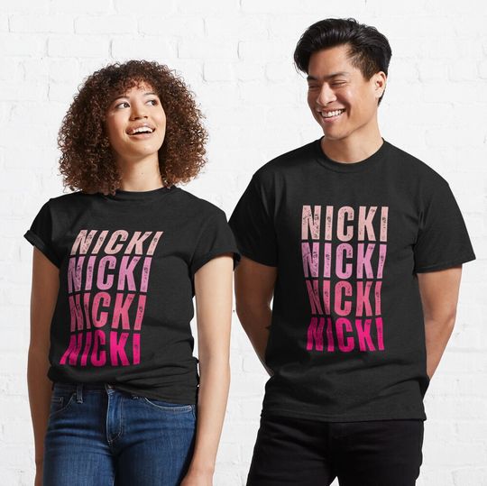I Love Nicki Vintage Shirt For Rap Lovers, Nicki Minaj Fan Gift Classic T-Shirt