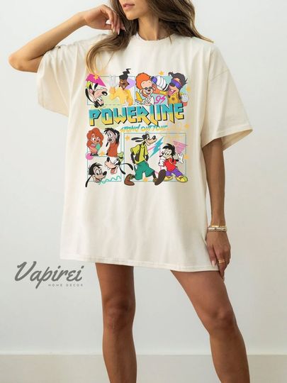 Disney Vintage Powerline Stand Out Shirt, Powerline Goofy Movie Shirt