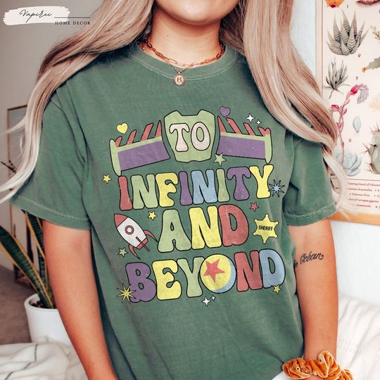 Retro Disney Toy Story To Infinity And Beyond Shirt