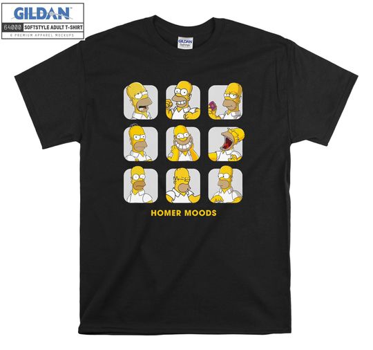Homer Simpson Moods The Simpson T-shirt