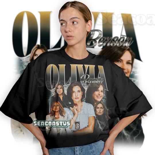 Limited Olivia Benson Vintage T-Shirt, Graphic Unisex