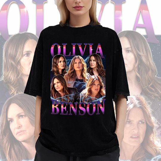 OLIVIA BENSON Retro T-shirt - Elliot Olivia Couple Shirt