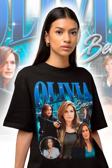 Retro Olivia Benson T-shirt - Olivia Benson Bootleg Shirt