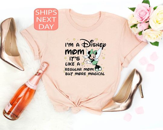 Vintage Disney Mom Shirt, It's Like A Regular Mom But More Magical Shirt, Mother's Day Shirt,  Minnie Mouse Tshirt, Mama Mouse Tee, Mom Gift