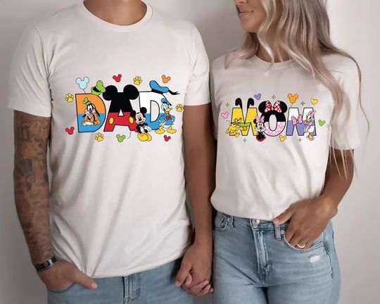 Disney Mom Shirt, Disney Dad Shirt, Disney Mama Shirt, Fathers Day Shirt, Disney Mothers Shirt, Mom Gift Shirt, Mickey Disney Daddy Shirt