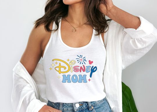 Disney Mom Tank Top, Minnie Mouse Mom Shirt, Disney Mom Shirt, Disney Mama Shirt, Disney Mothers Day Shirt, Minnie Mom Shirt