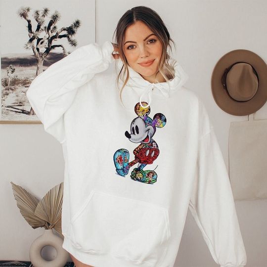 Disney Classic Mickey Mouse Pose Mickey Hoodie