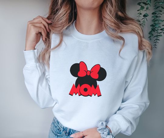 Disney Mom Sweatshirt, Disney Minnie Mother's Day Top